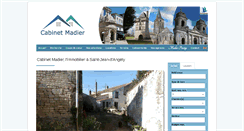 Desktop Screenshot of cabinetmadier.com